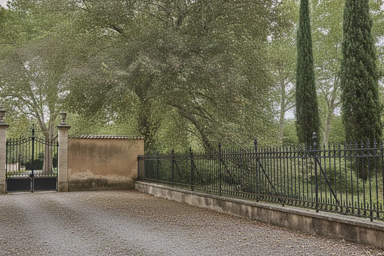 Jardin sécurisé après abattage contrôlé à Anduze