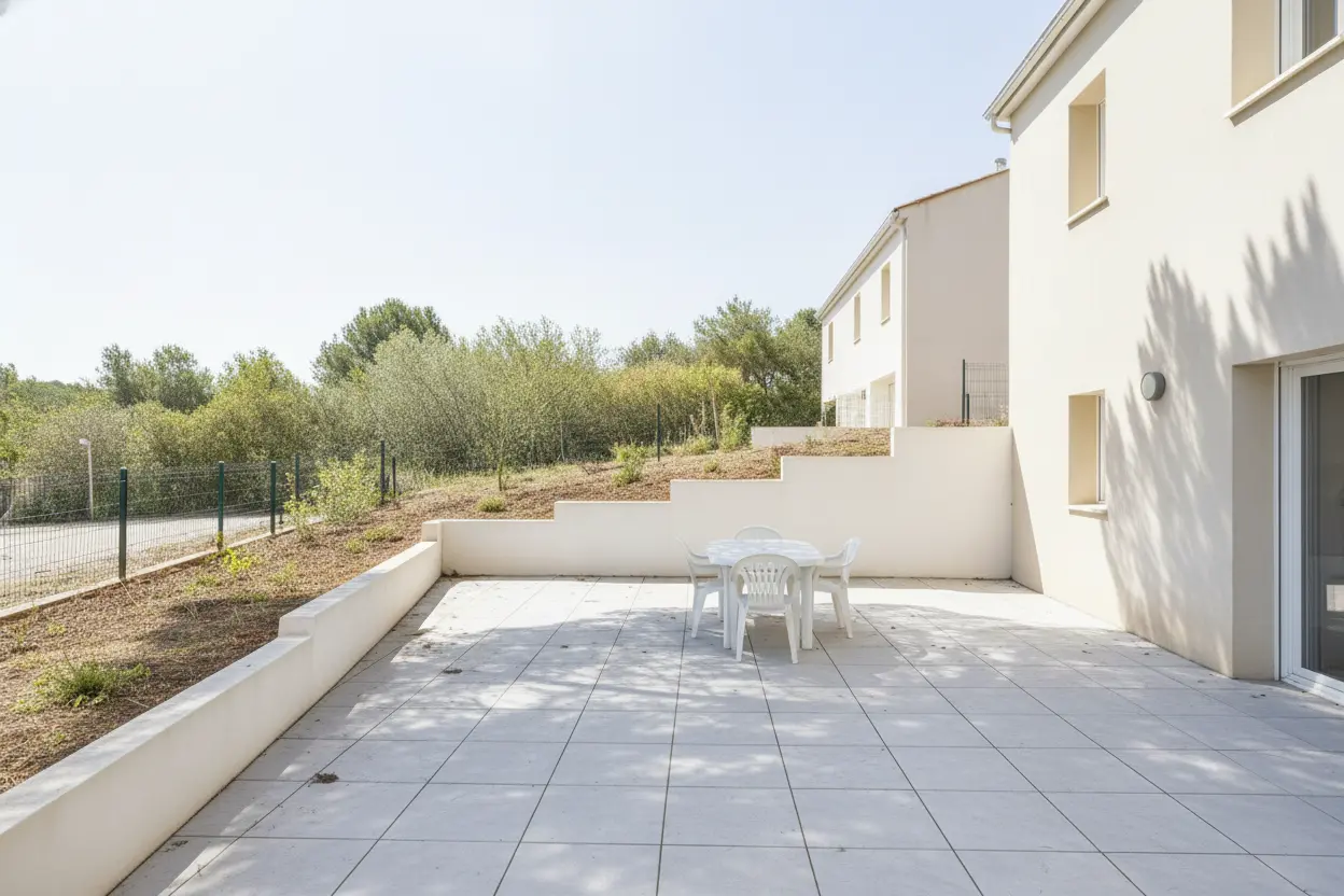 Jardin sécurisé après démontage de pin à Saint-Privat-des-Vieux